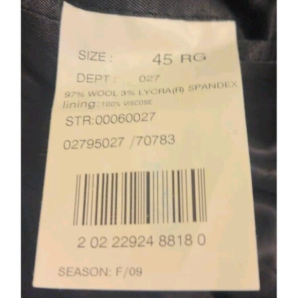 Brooks Brothers 346 Stretch Suit Men's 45L  Blazer Jacket Charcoal Pants 38/31 - Picture 8 of 13